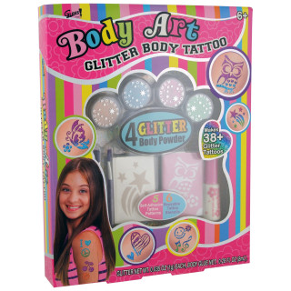 Coffret maquillage corps pour enfant rose - 18pcs