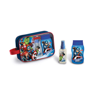 Avengers - Trousse de Toilette avec Gel Douche 200ml et Parfum 90ml - 2pcs
