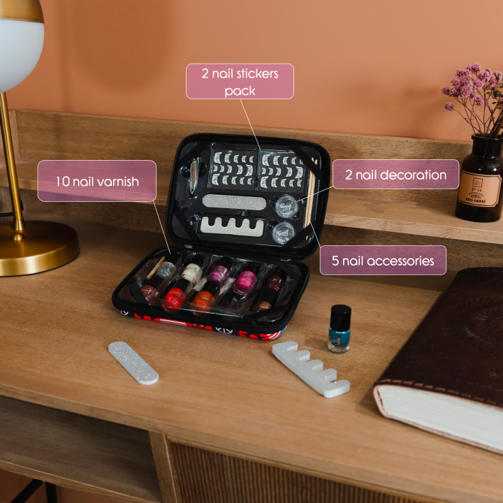 Coffret beauté pour femme - Pochette de manucure NY avec 10 vernis