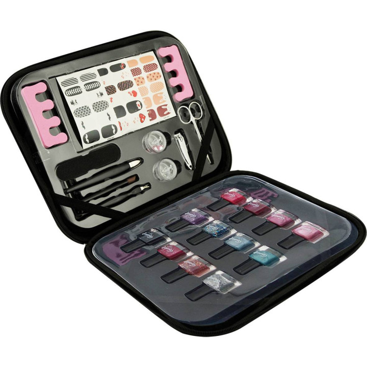 Coffret beauté pour femme - Pochette de manucure Paris avec 16 vernis