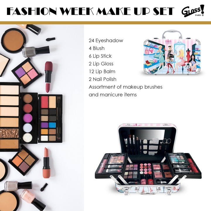 Mallette de maquillage XXXL - Design Girly Fashion