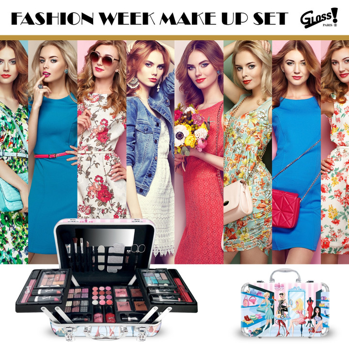 Mallette de maquillage XXXL - Design Girly Fashion