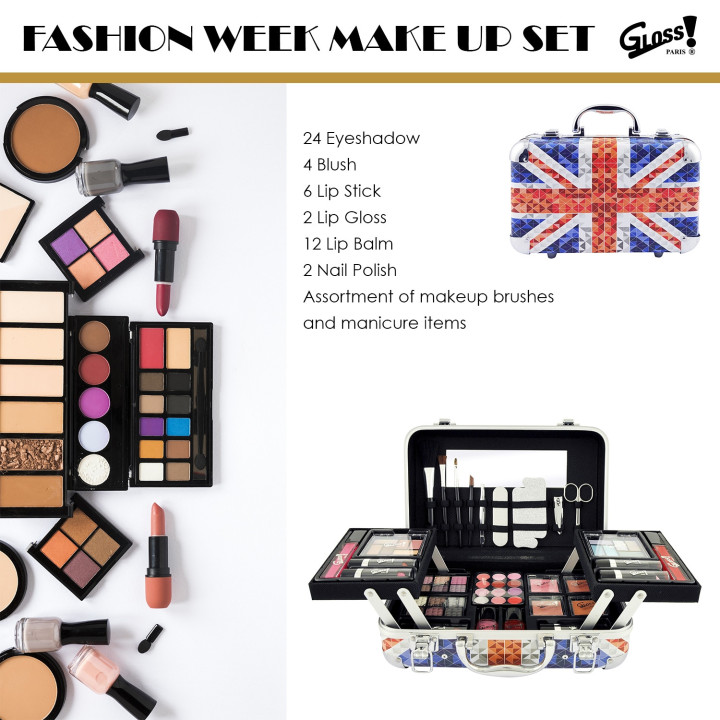 Mallette de maquillage XXXL - Design London Diamonds