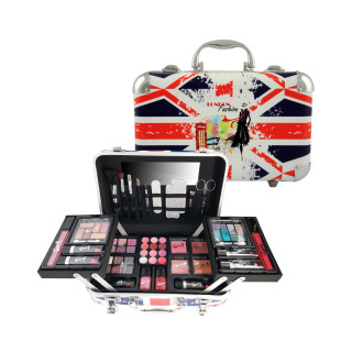 Gloss - Mallette de maquillage XXXL - Design UK Flag - Idée cadeau Beauté