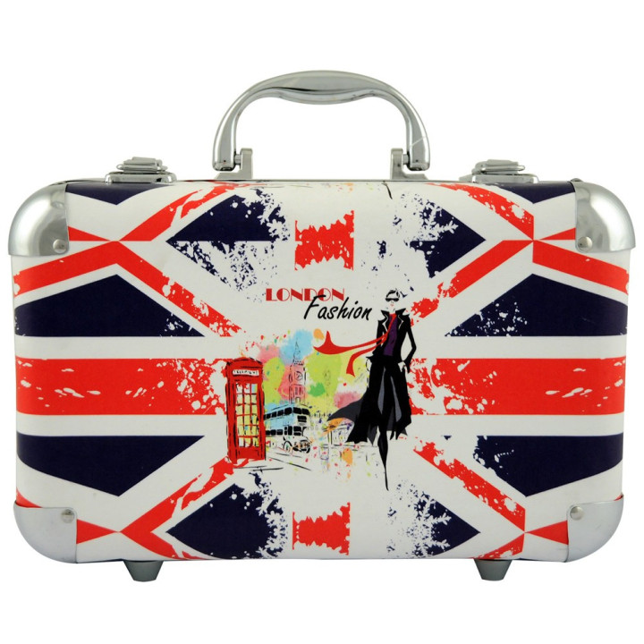 Gloss - Mallette de maquillage XXXL - Design UK Flag - Idée cadeau Beauté
