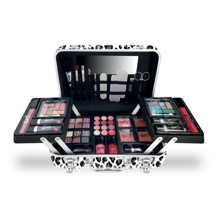 Gloss - Mallette de maquillage XXXL - Design Zèbre - Idée cadeau Beauté