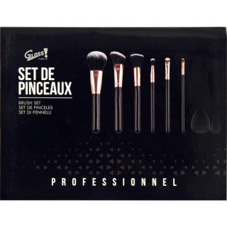 Coffret beauté - Set de pinceaux incluant 2 éponges à maquillage