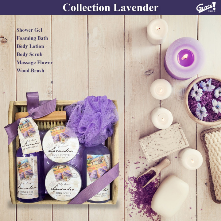 Coffret de Bain, Parfum Lavande, Collection Provence