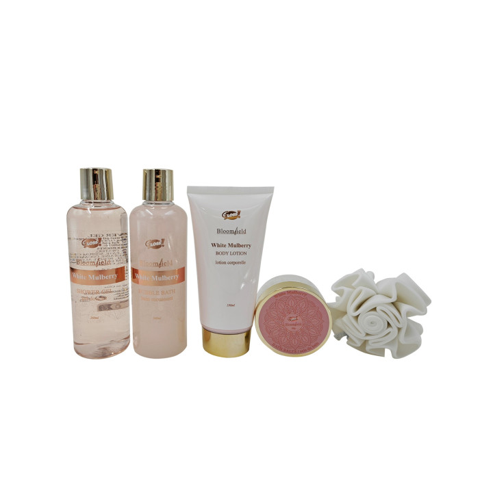 Coffret beauté de bain pour femme - Baignoire cuivrée - Rose et Lierre