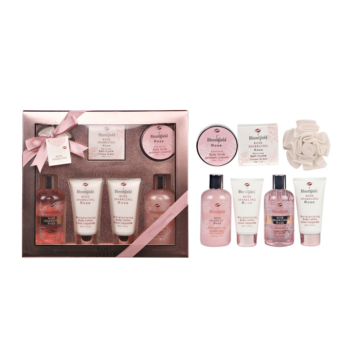 Coffret cadeau soins de beauté - Collection Bloomfield - Rose