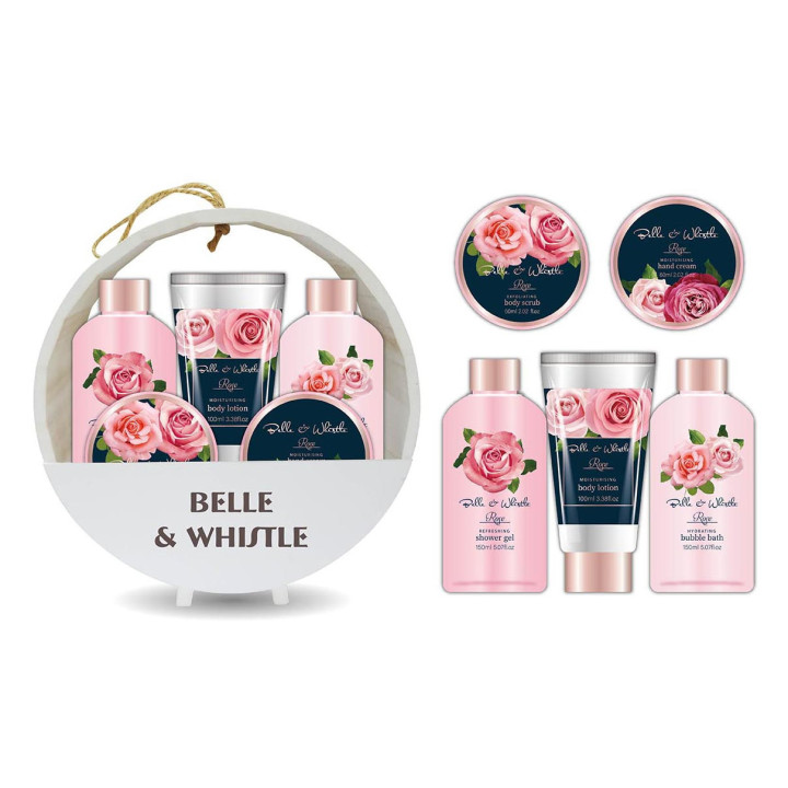 Belle & Whistle Spring - Corbeille Bain Bois - 5pcs