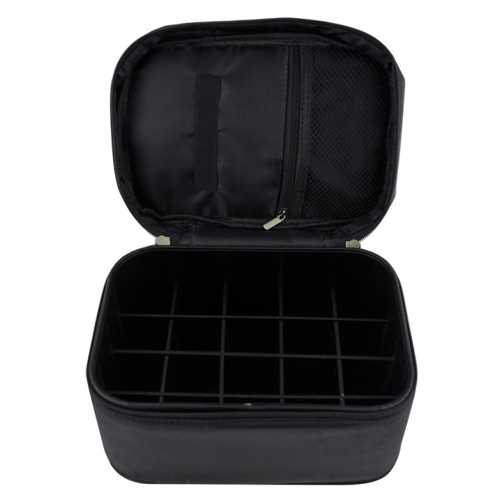 Vanity organisateur de vernis à ongles noir - 16pcs