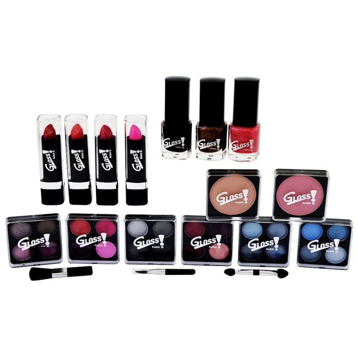 Mallette de maquillage Fashion Model noir - 33pcs