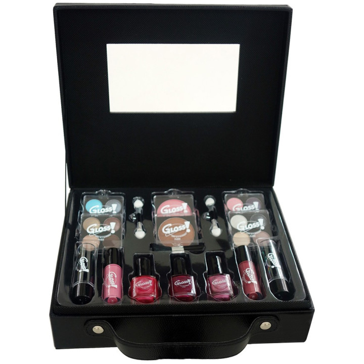 Mallette de maquillage Fashion Week noir - 27pcs