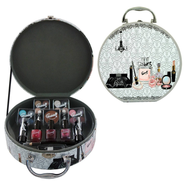 Gloss! Mallette de Maquillage Vintage Style - 25pcs