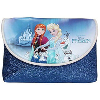 Reine des Neiges sac à main format pochette bleu