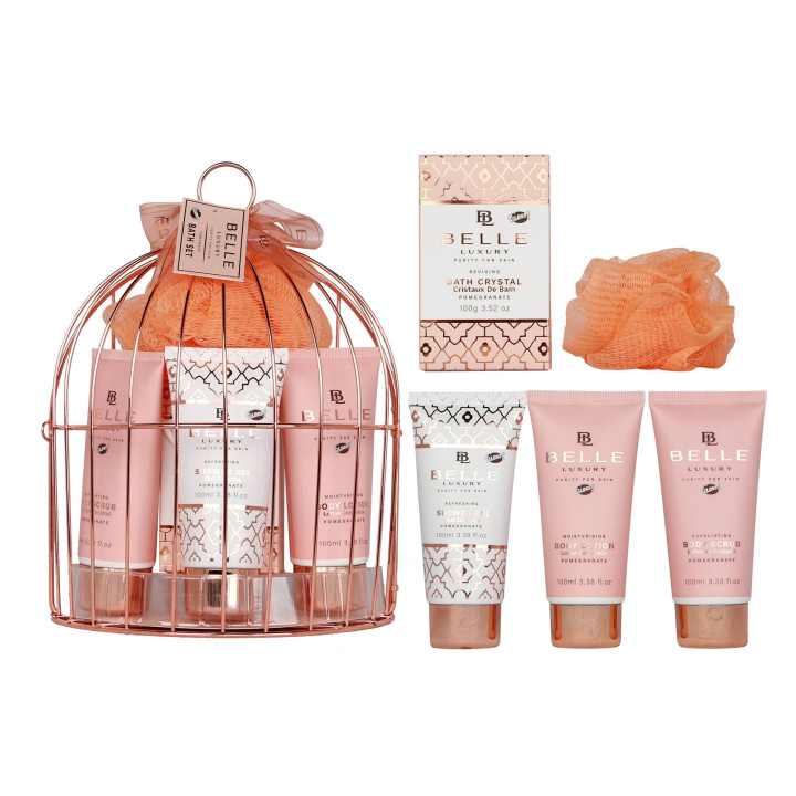 BELLE Luxury in Amber - Cage de Bain Métallique - 5pcs