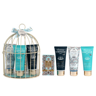 Coffret de bain & soins - Cage d'oiseaux - Aloe vera et menthe poivrée