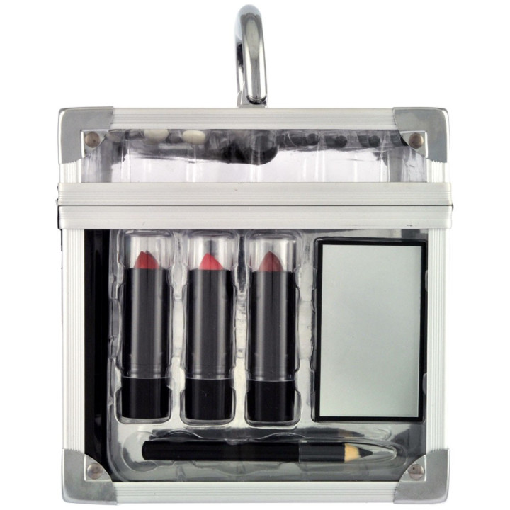 Mallette de maquillage City beauty Case gris - 36pcs
