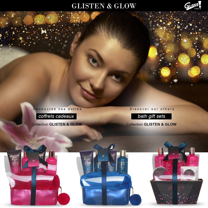 Coffret de bain au parfum fruité de grenade - 8pcs