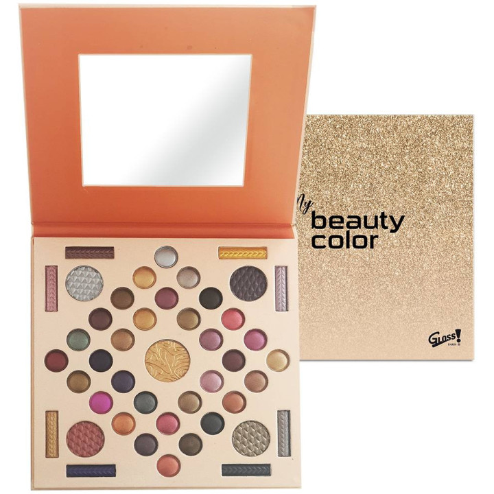 Palette de maquillage avec miroir - Collection Beauty Color