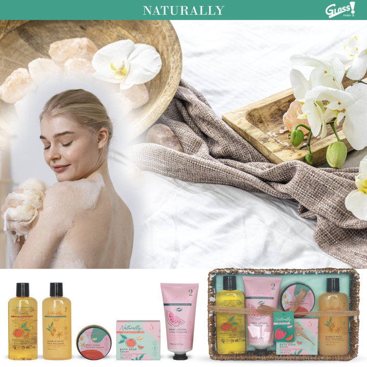 Coffret de bain au parfum des baies - 5pcs
