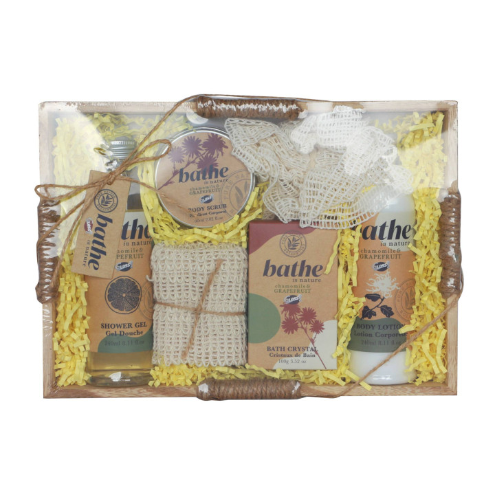 Coffret de bain au parfum Camomille et Pamplemousse - 6pcs
