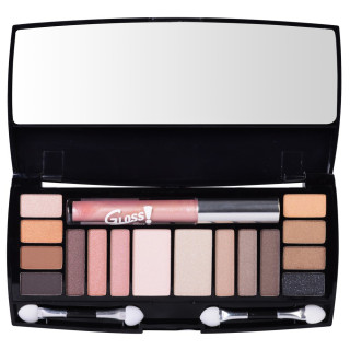 Palette de maquillage Dual Intensity noir - 19pcs