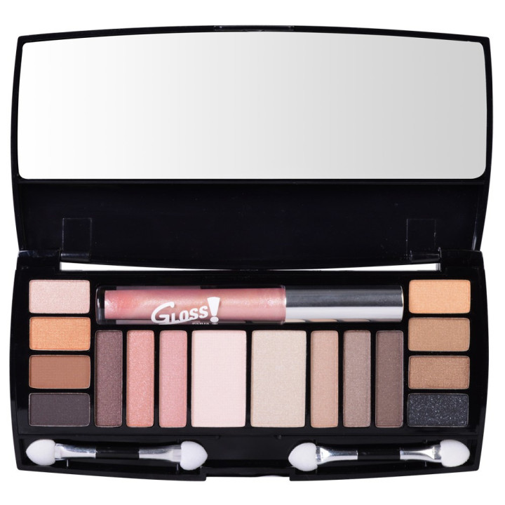 Palette de maquillage Dual Intensity noir - 19pcs