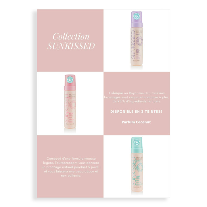 SUNKISSED Mousse Autobronzante Express 1 Heure
