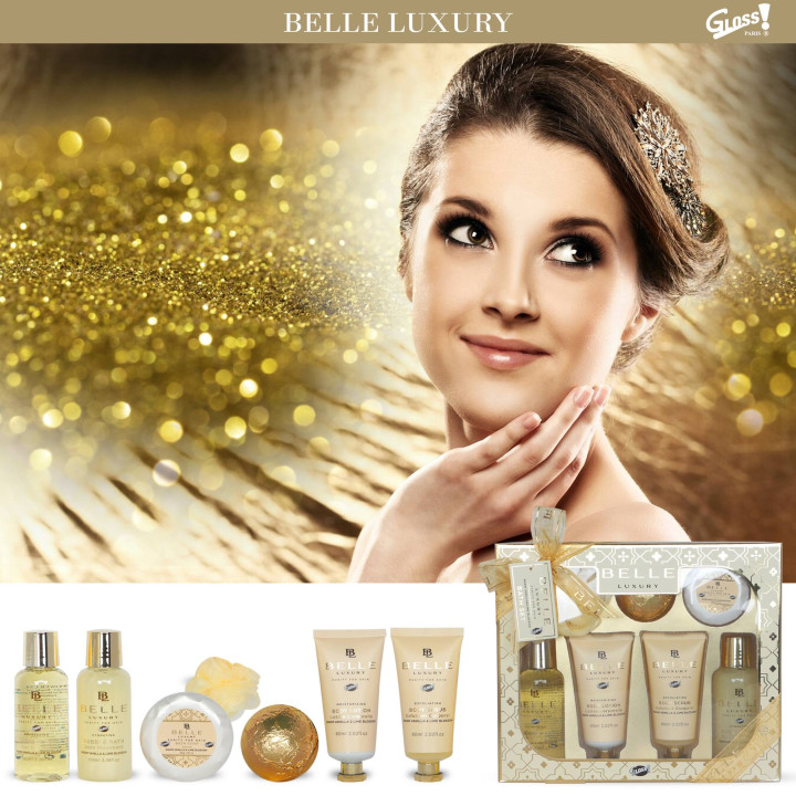 Coffret de bain au parfum délicat vanille tilleul - 7pcs