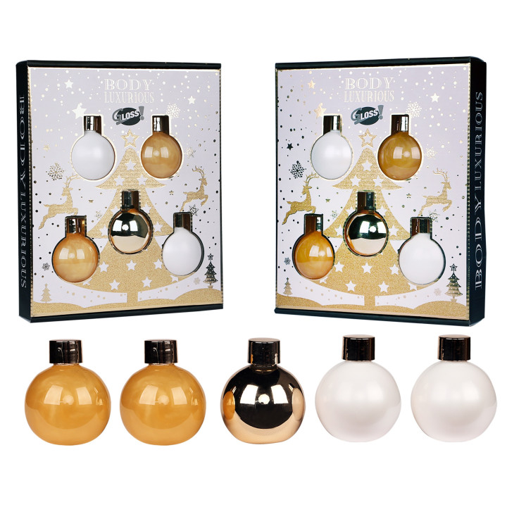Body Luxurious Gold - Coffret Boules de Bain - 5pcs
