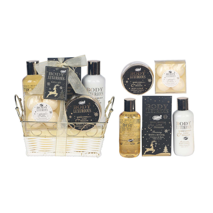 Corbeille De Bain Métallique, Body Luxurious Gold