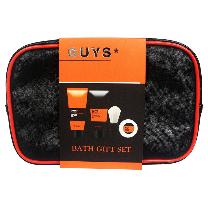 Coffret rasage - Trousse de bain Guys - Aloe vera et Menthe poivrée