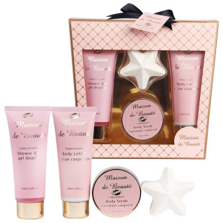 Coffret beauté de bain à la Grenade avec une étoile effervescente