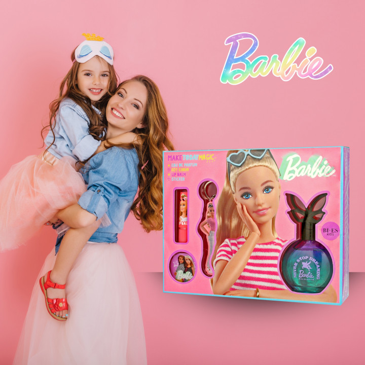 Barbie Coffret Cadeau avec eau de parfum - 4 pcs