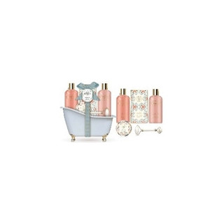 Coffret Cadeau Bain Luxe Rose Relaxant – Coffret Bien-Être 5pcs