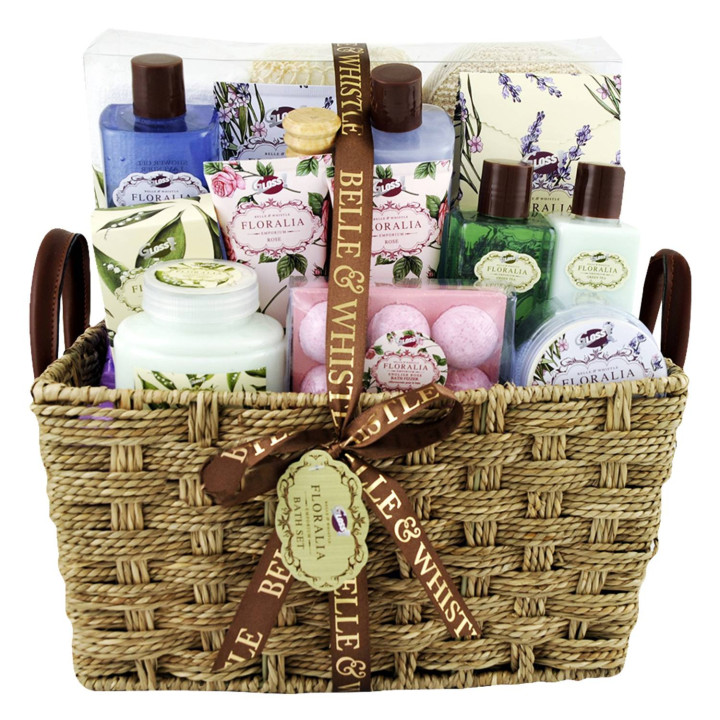 Coffret de bain au parfum Lavande, Thé Vert et Rose